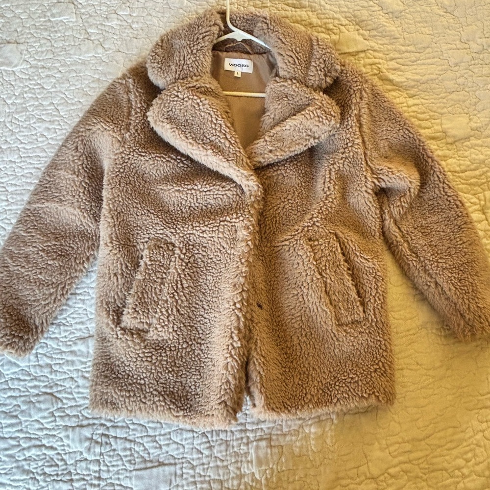 Vigoss  Tan Fleece  Jacket